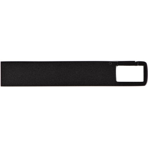 USB 2.0- флешка на 32 Гб c подсветкой логотипа Hook LED, темно-серый, белая подсветка