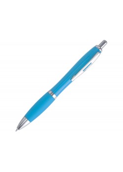 Ручка пластиковая шариковая MERLIN, голубой