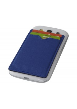 Бумажник RFID с двумя отделениями, ярко-синий