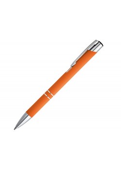 BETA SOFT. Алюминиевая шариковая ручка, Оранжевый