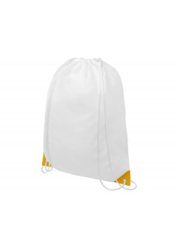 Рюкзак со шнурком Oriole, имеет цветные края, желтый