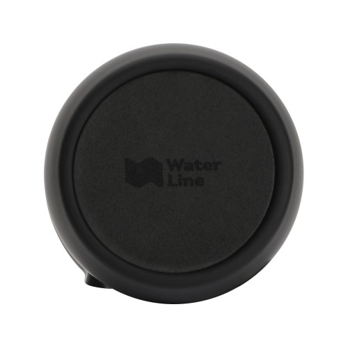 Вакуумная термокружка с кнопкой Streamline, Waterline, soft-touch, черный