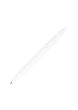 Шариковая ручка Alessio из переработанного ПЭТ, белый, синие чернила
