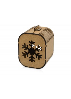 Подарочная коробка Снежинка, малая