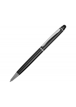 Ручка шариковая Эмма со стилусом, черный