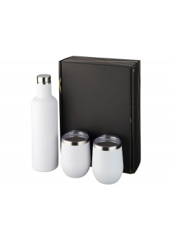 Подарочный набор из медных предметов с вакуумной изоляцией Pinto и Corzo, белый