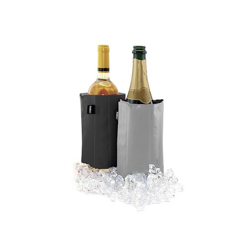 Охладитель-чехол для бутылки вина или шампанского Cooling wrap, черный
