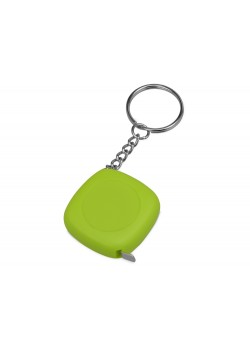 Брелок-рулетка 1м Block, зеленое яблоко