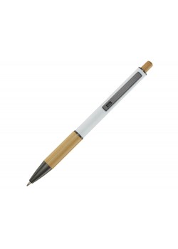 Darius шариковая ручка из переработанного алюминия, синие чернила - Белый