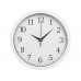 Пластиковые настенные часы диаметр 25,5 см Yikigai, белый