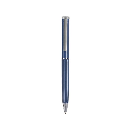 Шариковая металлическая ручка с анодированным слоем Monarch, темно-синяя