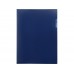 Папка- уголок, для формата А4, плотность 180 мкм, синий