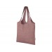 Модная эко-сумка Pheebs объемом 7 л из переработанного хлопка плотностью 150 г/м2, heather maroon