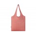 Модная эко-сумка Pheebs объемом 7 л из переработанного хлопка плотностью 150 г/м², красный яркий