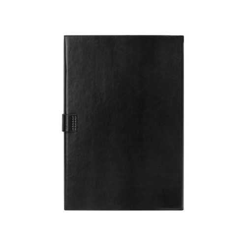 Бизнес-блокнот А5 с клапаном Fabrizio, 80 листов, черный (P)
