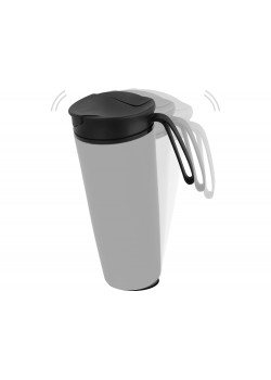 Термокружка Годс 470мл на присоске, серый