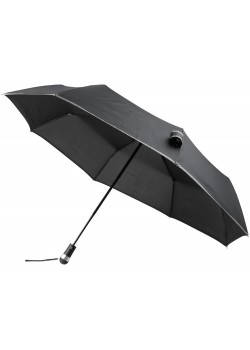 Автоматический зонт 27 со светодиодами, черный