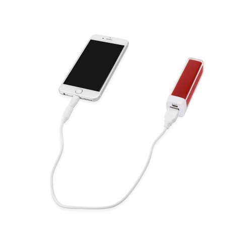 Портативное зарядное устройство Ангра, 2200 mAh, красный