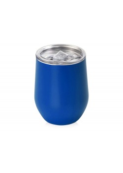 Вакуумная термокружка Sense, непротекаемая крышка, крафтовая упаковка, синий