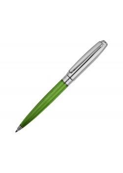 Ручка шариковая Стратосфера, зеленый/серебристый