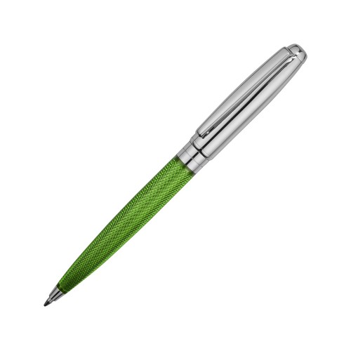 Ручка шариковая Стратосфера, зеленый/серебристый