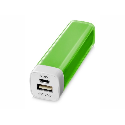 Портативное зарядное устройство Flash 2200 мА/ч, лайм