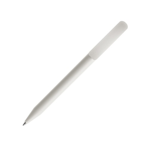 Пластиковая ручка DS3 из переработанного пластика с антибактериальным покрытием, белый