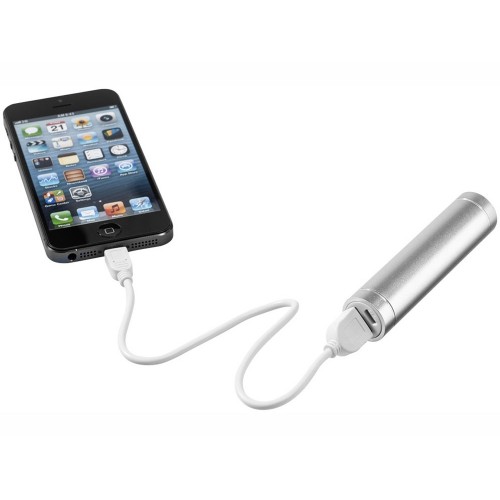 Портативное зарядное устройство Bolt, 2200 мА/ч, серебристый