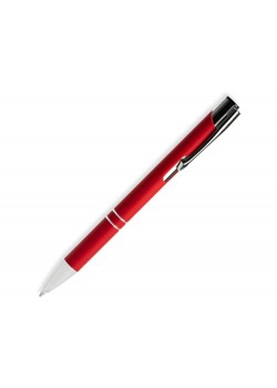 Ручка металлическая шариковая NORFOLK, красный