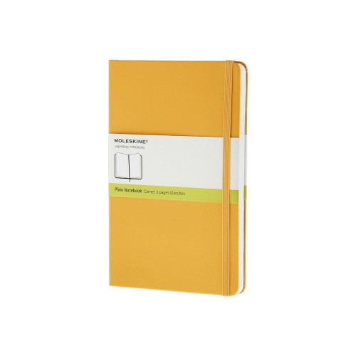 Записная книжка Moleskine Classic (нелинованный) в твердой обложке, Large (13х21см), оранжевый