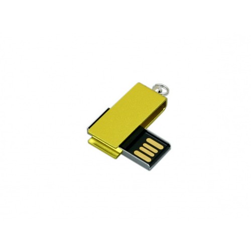 Флешка с мини чипом, минимальный размер, цветной корпус, 32 Гб, желтый