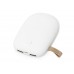 Универсальное зарядное устройство power bank в форме камня. 7800MAH. white