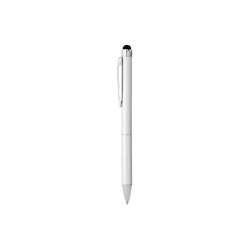 Ручка-стилус шариковая Charleston, серебристый, черные чернила