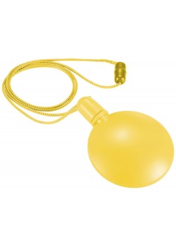 Круглый диспенсер для мыльных пузырей, желтый