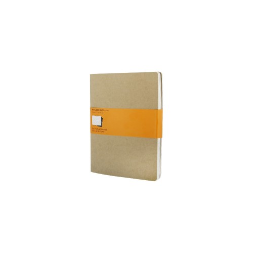 Записная книжка Moleskine Cahier (в линейку, 3 шт.), ХLarge (19х25см), бежевый