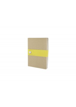 Записная книжка Moleskine Cahier (в клетку, 3 шт.), ХLarge (19х25см), бежевый