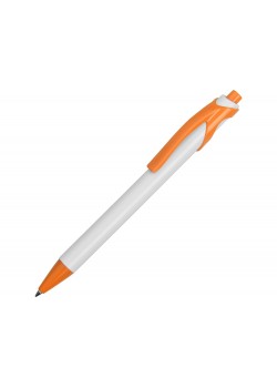 Ручка шариковая Тукан, белый/оранжевый