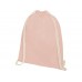 Orissa, рюкзак со шнурком из органического хлопка плотностью 140 г/м², соответствующего требованиям стандарта, pale blush pink