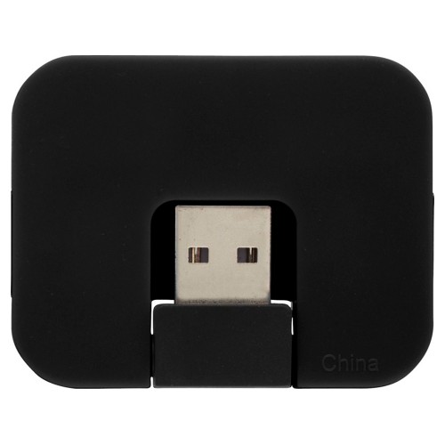 USB Hub Gaia на 4 порта, черный