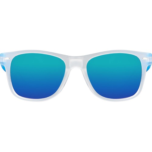 Очки солнцезащитные с зеркальными линзами Partymaker, синий