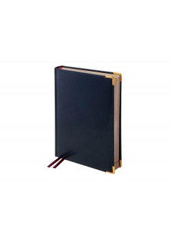Ежедневник А5 полудатированный Imperium, синий