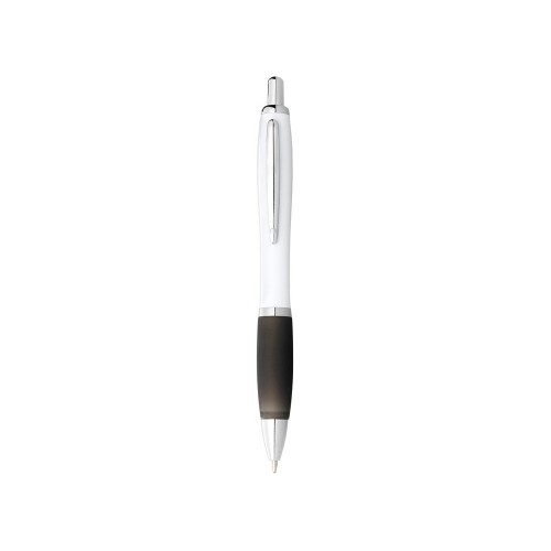 Ручка шариковая Nash, белый/черный, черные чернила