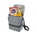 Tundra, сумка-холодильник из переработанного PET-пластика, для обеда, на 9 банок, серый яркий