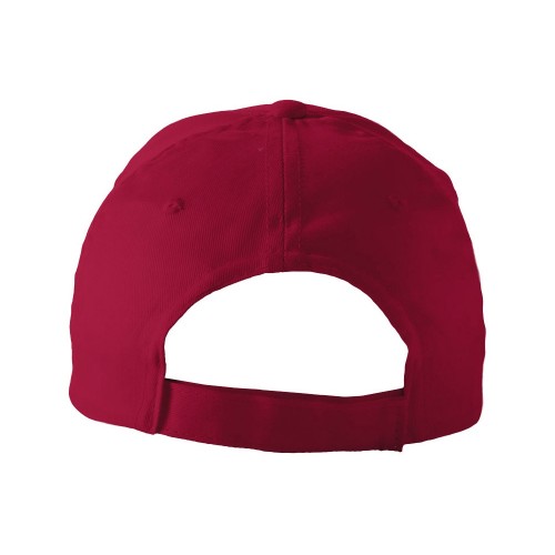 Бейсболка Basic, 5-ти панельная, красный