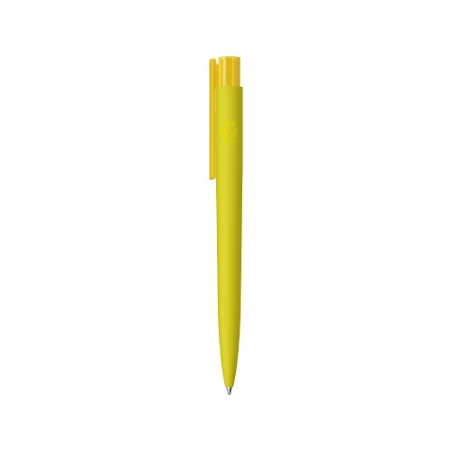 Шариковая ручка RECYCLED PET PEN PRO K transparent GUM soft-touch, желтый