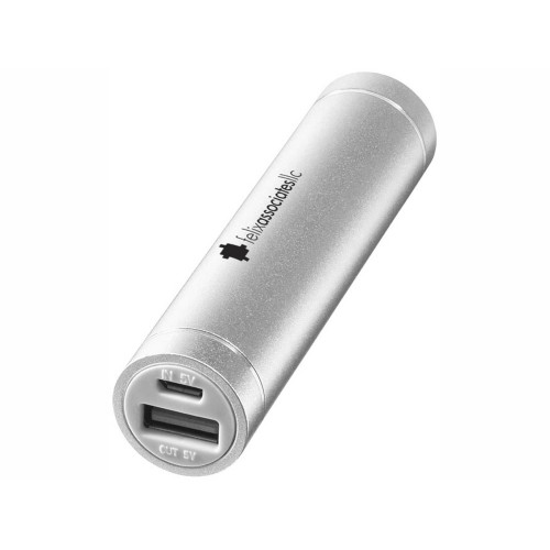 Портативное зарядное устройство Bolt, 2200 мА/ч, серебристый