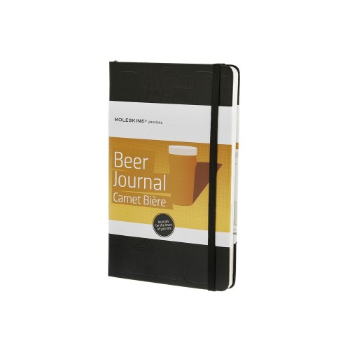 Записная книжка Moleskine Passion Beer (Пиво), Large (13x21см), черный
