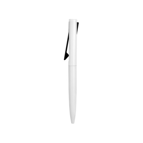 Ручка металлическая шариковая Bevel, белый/черный