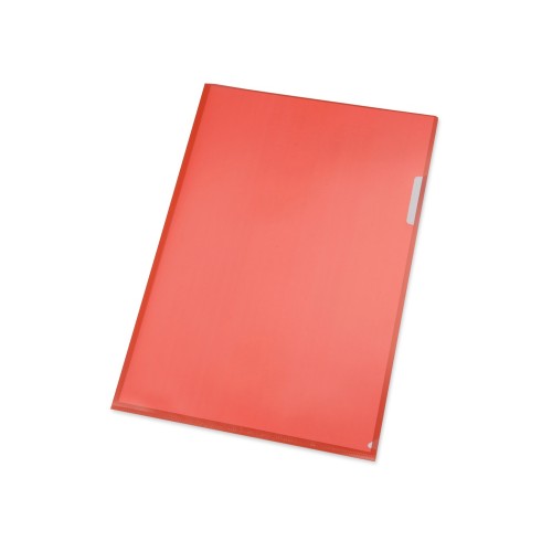 Папка- уголок, для формата А4, плотность 180 мкм, красный