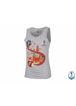 Майка женская 2018 FIFA World Cup Russia™, серый